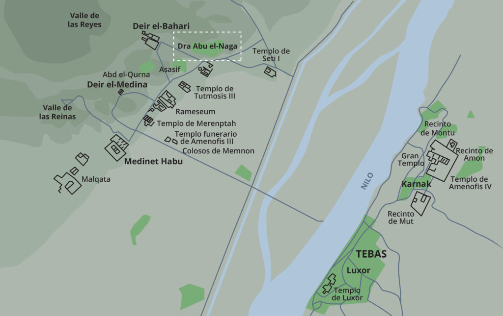 Mapa de Tebas