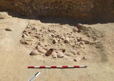 Depósito de cerámica de la dinastía XVII o comienzos de la XVIII.