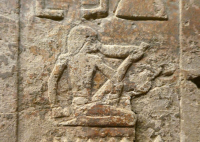 Detalle de un signo jeroglífico de la tumba de Djehuty.