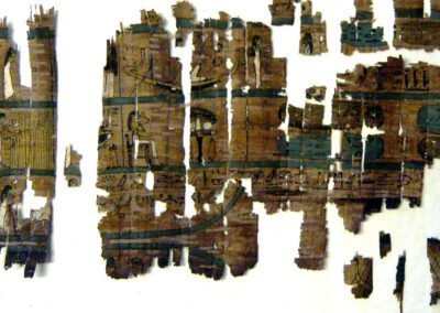 Viñeta de los “campos de Iaru” del papiro de Tanedjem.