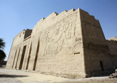 Templo de Ramsés III en Medinet Habu.