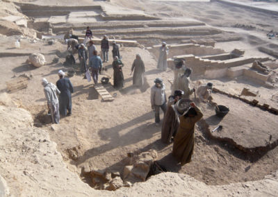 Vista de la excavación del Sector 10 Norte.