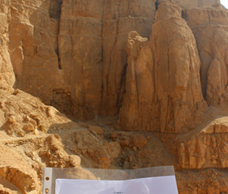 Tumba de la reina consorte Hatshepsut antes de su coronación.