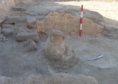 Jarra "in situ" de finales del siglo VI a. C.