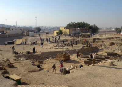 Vista de la excavación en el Sector 10 y 11.
