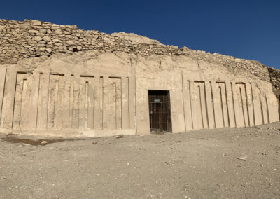 "Fachada palacio" de una de las dos tumbas del visir Useramón.