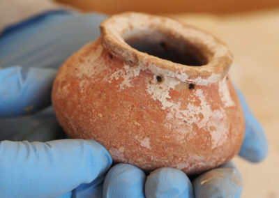 Una de las mini-cerámicas de la dinastía 17 halladas por Marisol.