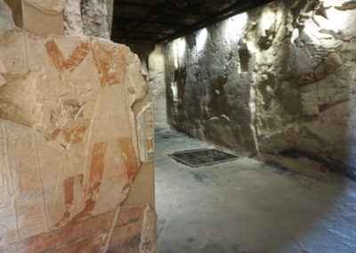 Sala transversal de la tumba de Djehuty.