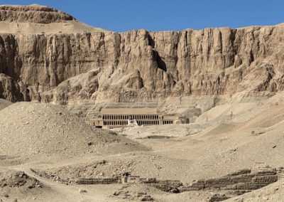 Hermosas vistas del templo de Hatshepsut