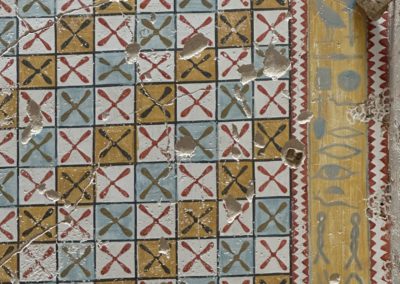 Detalles del techo de la tumba-capilla de Senenmut